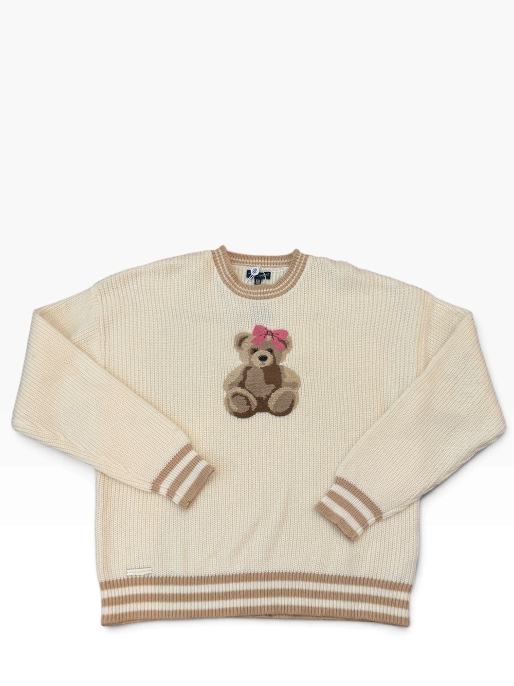 SIMPLY SOUTHERN Teddy Bear With Bow Sweater Size XXL NEW - Picture 3 of 7